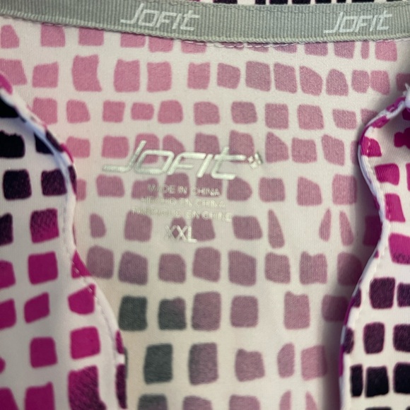 COPY - JoFit- Cute ladies golf shirt. Cute scalloped bottom. 3/4 length Sleeve … - Picture 3 of 5